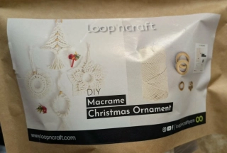 Macrame set Christmas Ornament